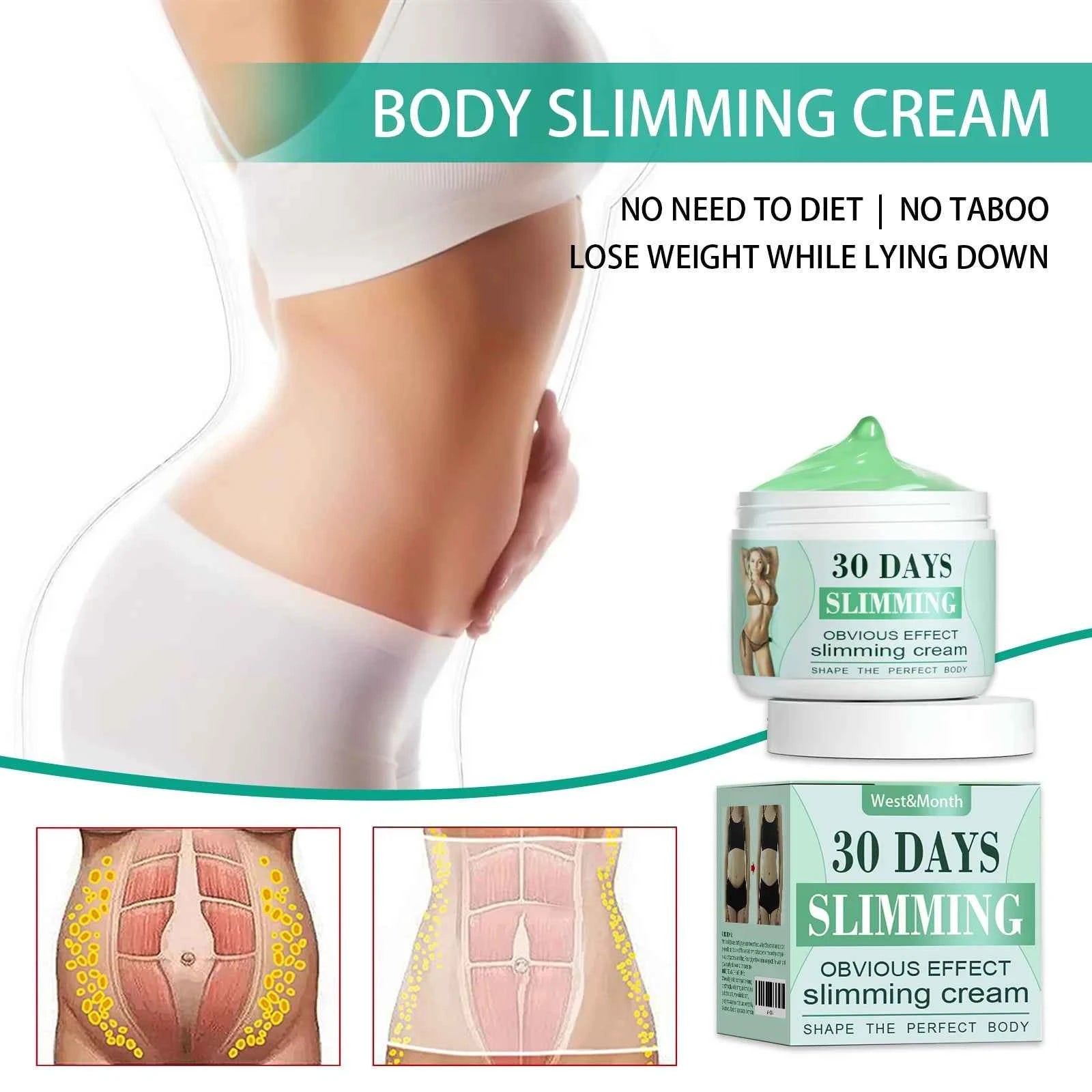 West&Month Hydrating Moisturizing Firming Body Massage Cream Tender Skin Body Care