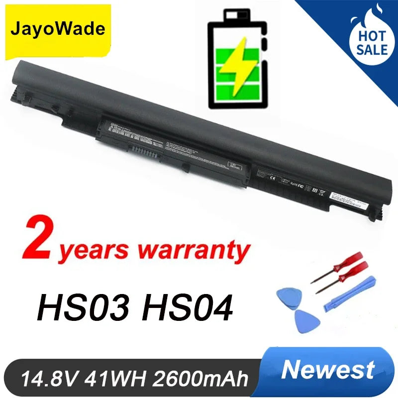 HS03 HS04 Laptop Battery for HP Pavilion 14-ac0XX 15-ac121dx 255 245 250 G4 240 HSTNN-LB6U HSTNN-LB6U HSTNN-PB6T/PB6S HS03 HS04