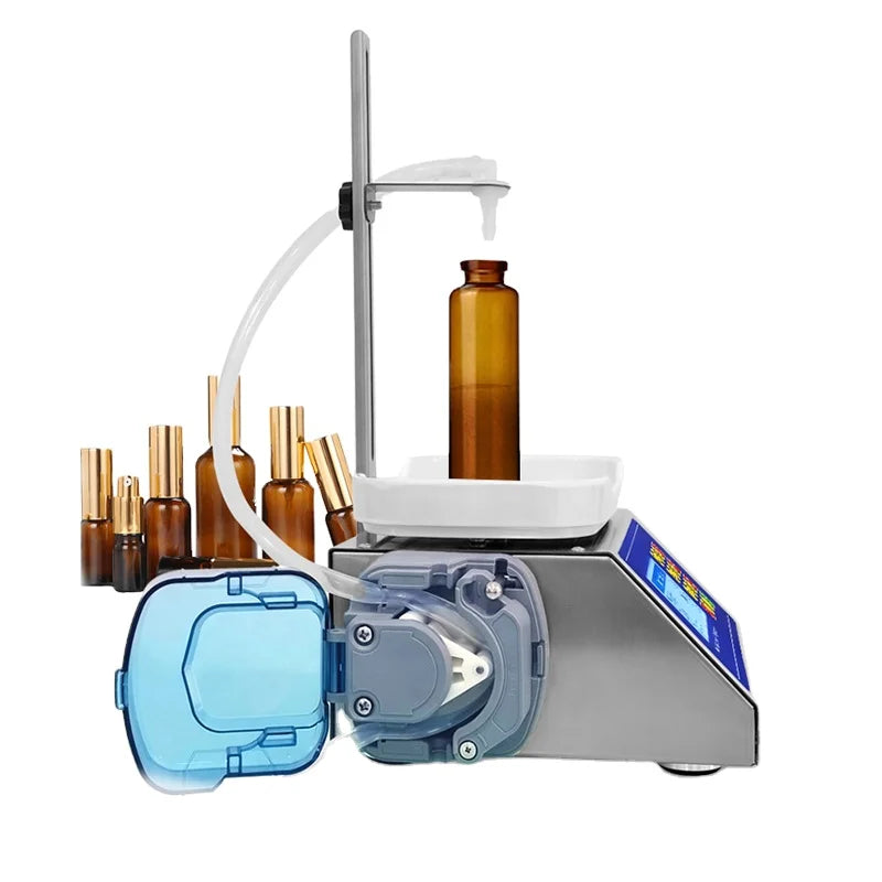 High Accuracy Small Smart Perfume Essential Oil Juice Bottle Weighing Filling Machine for Small Business