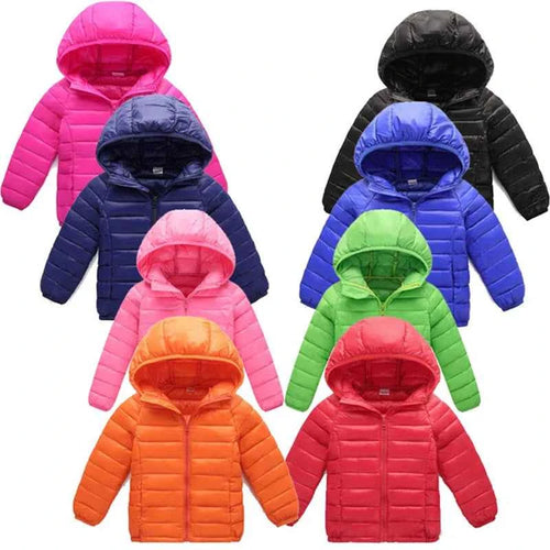 2-12 Years Autumn Winter Kids Down Jackets For Girls Children Clothes Warm Down Coats For Boys Toddler Girls Outerwear Clothes