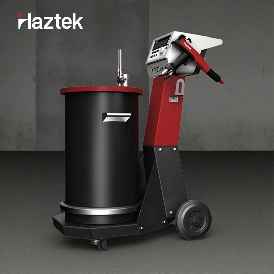 Haztek Plasma Spraying Machine Aluminum Profile Small Powder Coating Gun Powder Coat Gun
