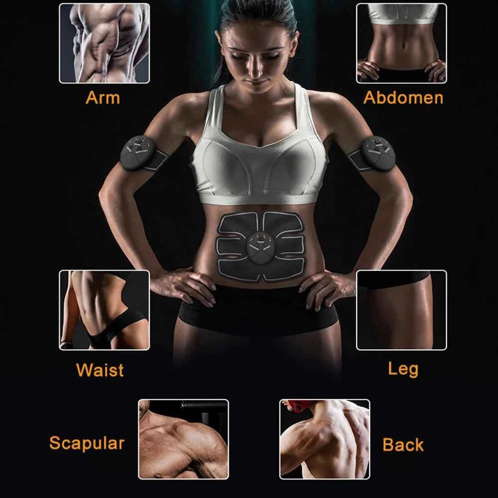 EMS Electric Abdominal Muscle Stimulator Hip Trainer Home Gym Slimming Muscle Toner Massager for Fitness And Body Shaping