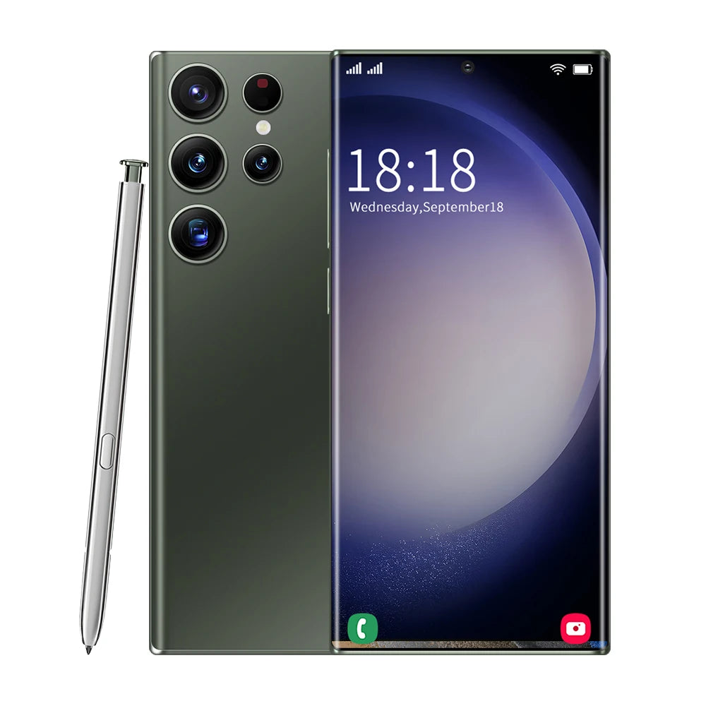 S23 Ultra 5G Smartphone 16GB 1TB 32MP 64MP Dual SIM 6800mAh Android 12 Gaming Mobile Phone Waterproof Supports GSM & CDMA