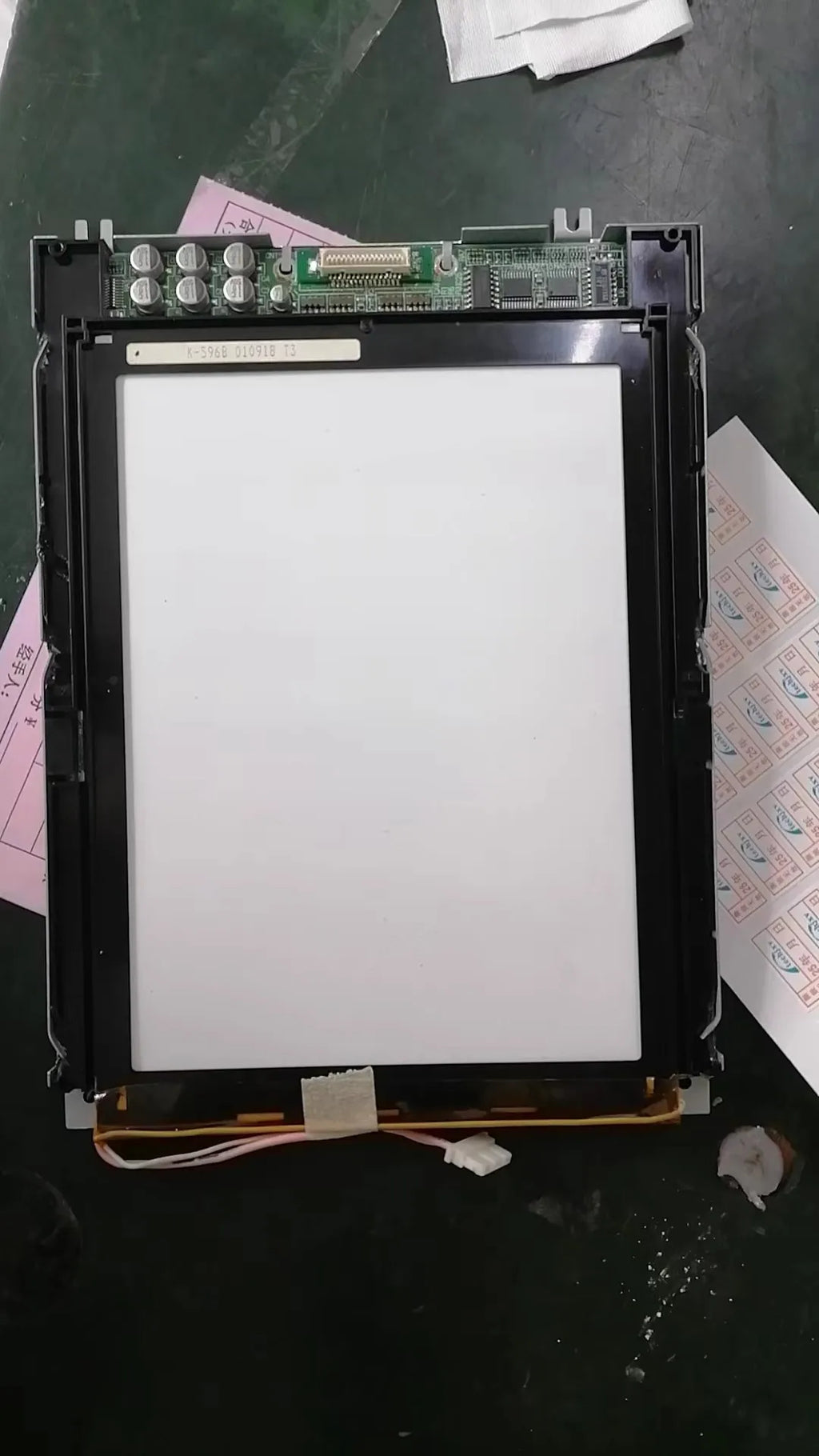 7.4 Inch LCD Panel Screen M163AL1A-0 M163-L1A LCBLDT163R LCBLDT163MC, Injection Molding Machine LCD Display