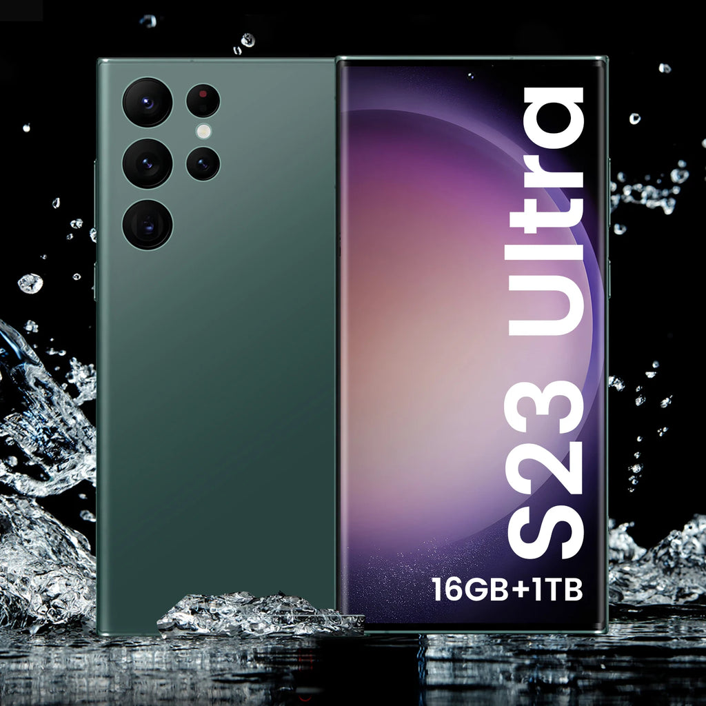 S23 Ultra Original 7.3 Inch Full Screen Deca Core 16GB+1TB Android 13 5G LTE Unlocked Smartphone 108MP Rear Camera New