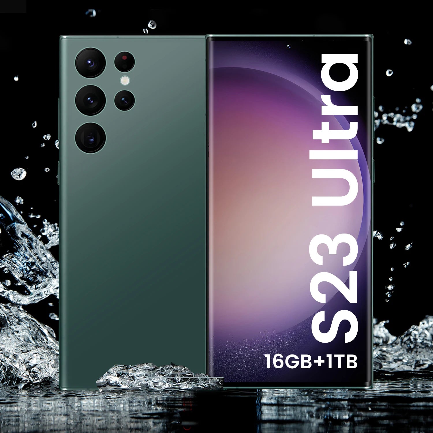 S23 Ultra Original 7.3 Inch Full Screen Deca Core 16GB+1TB Android 13 5G LTE Unlocked Smartphone 108MP Rear Camera New