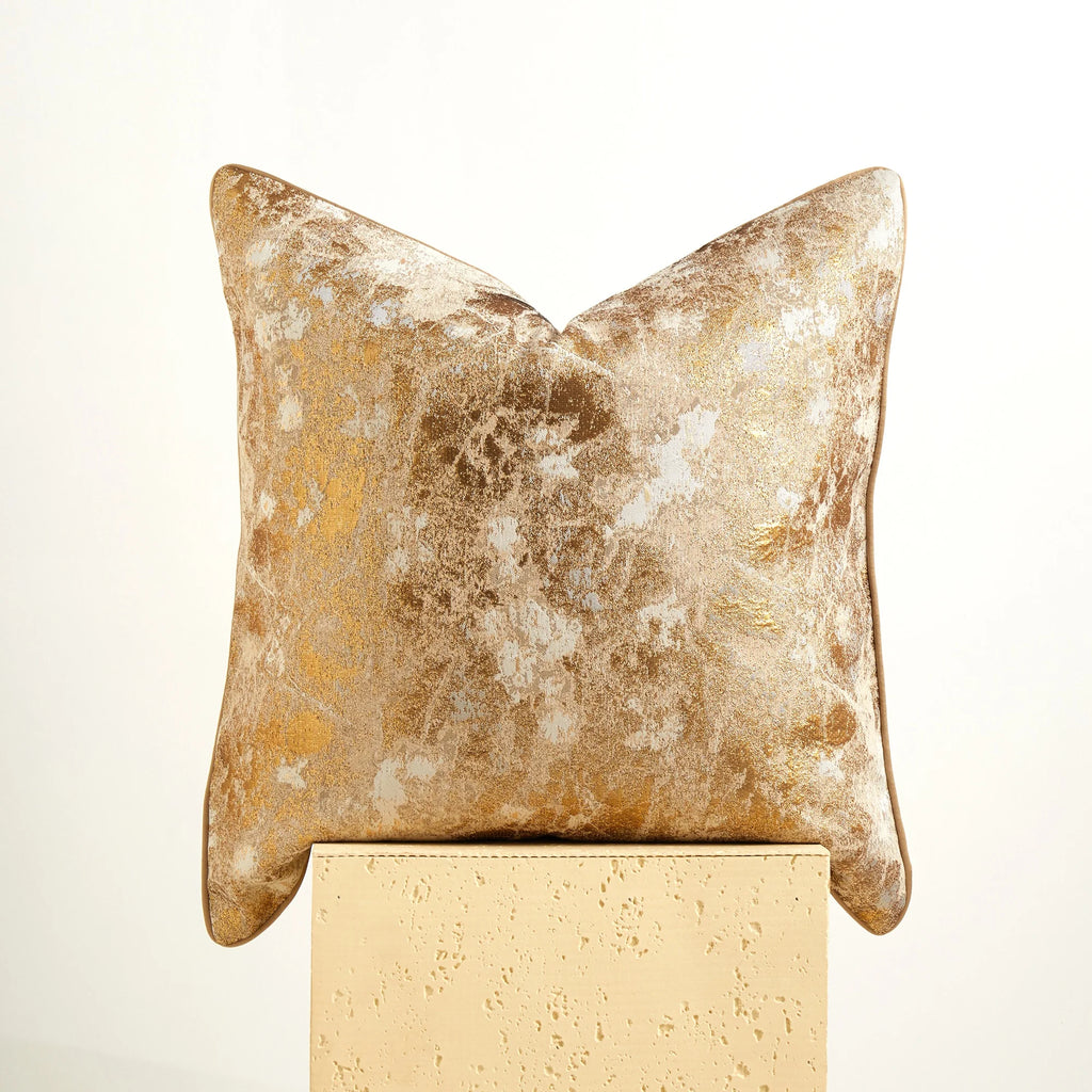 Free Shipping Set of 2 Luxurious Golden Decorative Cushion Case Shinny  Sliver Luxury Jacquard Pillow Covers