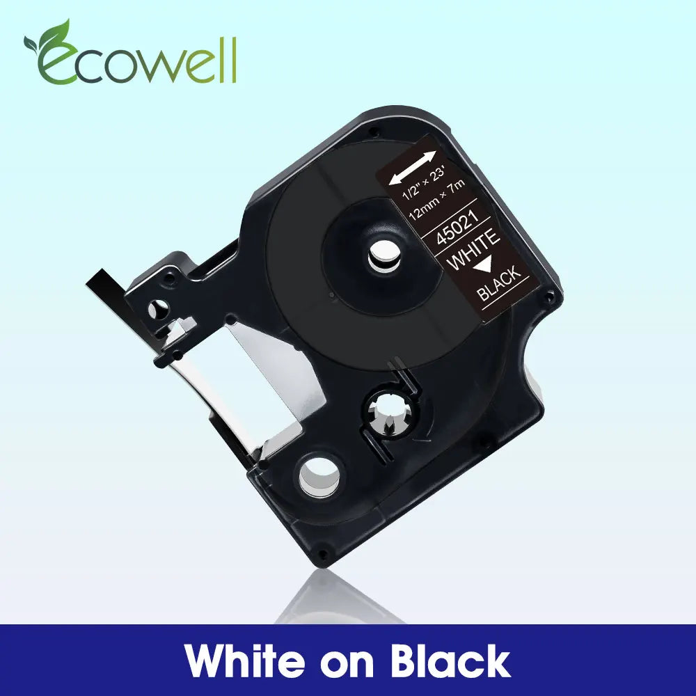 6/9/12mm Label Compatible for Dymo D1 45013 45010 45018 45023 Label Tape 40913 40918 43613 for Dymo LabelManager LM 160 280 210D