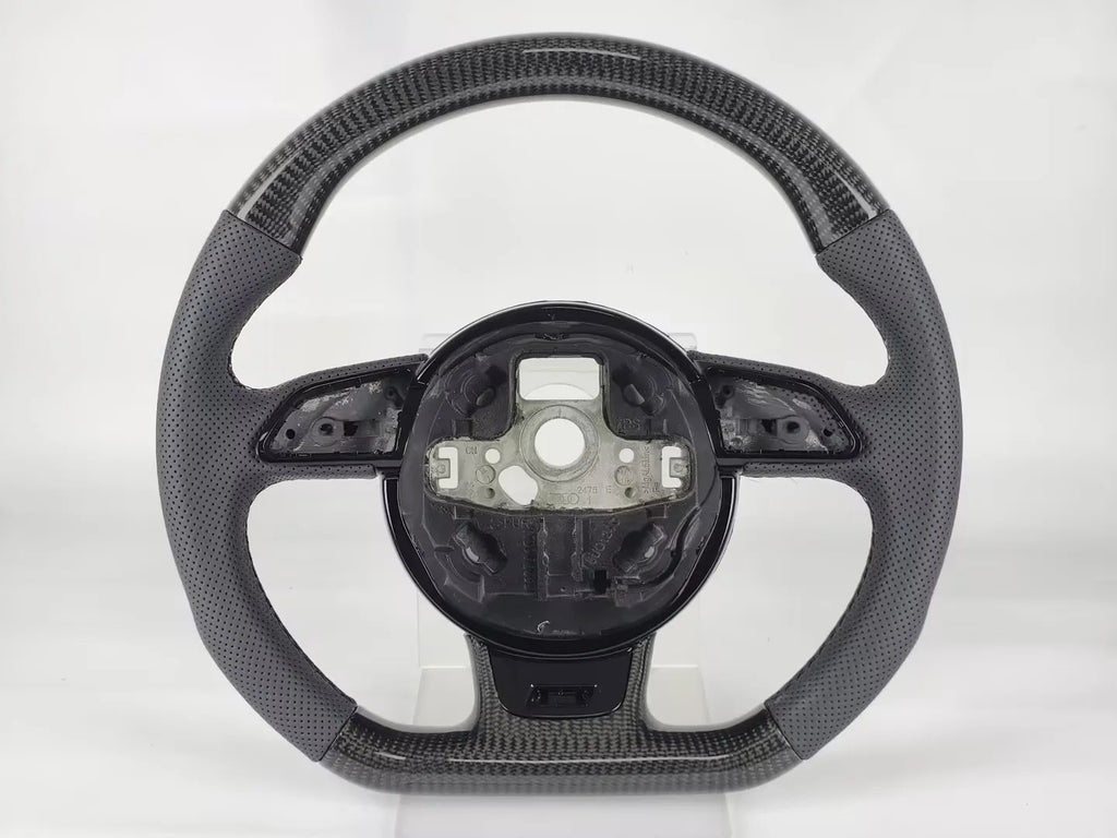 Carbon Fiber Sport Car Steering Wheel for Audi A3 A4 A5 S3 S4 S5 Q3 Q5 B8 B9