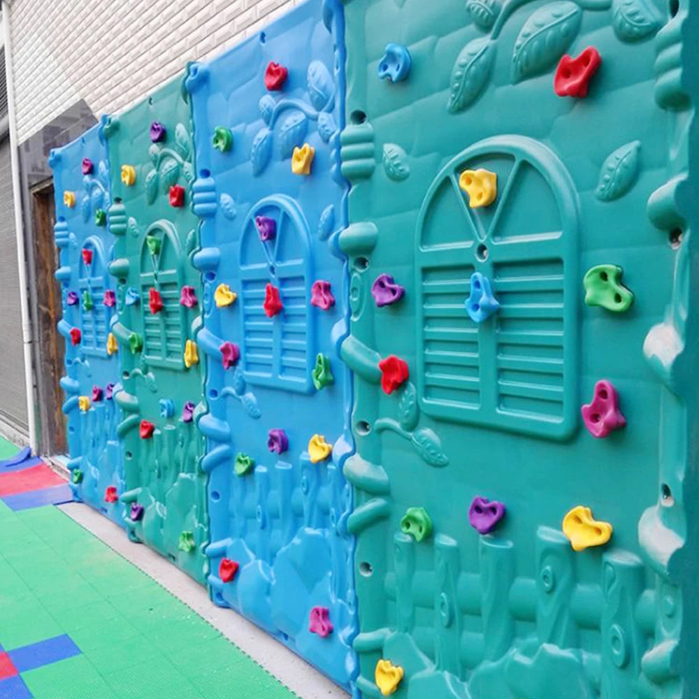 Kids Rock Climbing Games Toys for Children Wall Climbing Stones Child Playground Indoor  Outdoor Rock Wall Climbing Kit