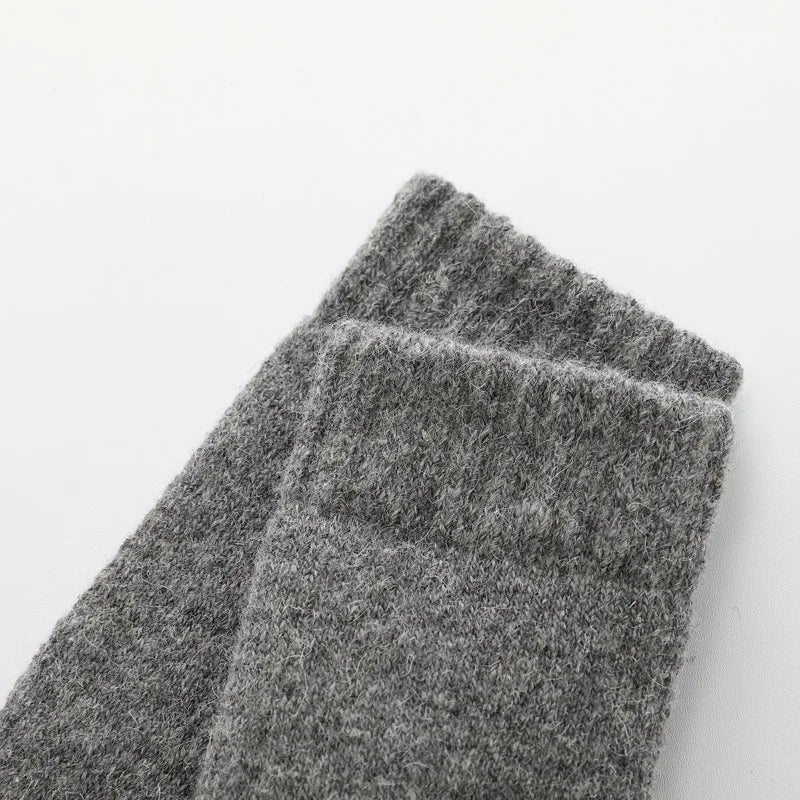 Super Warm Funny Happy Male Men Thicker Solid Socks Merino Wool Rabbit Socks Snow Winter Socks calceta hombre skarpety meskie