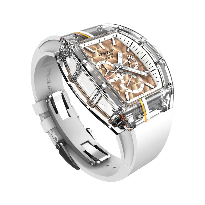 2025 Luxury Men's Sapphire Mechanical Watch High Quality for Parties Business Negotiations  Feature New Trend Designer Gift