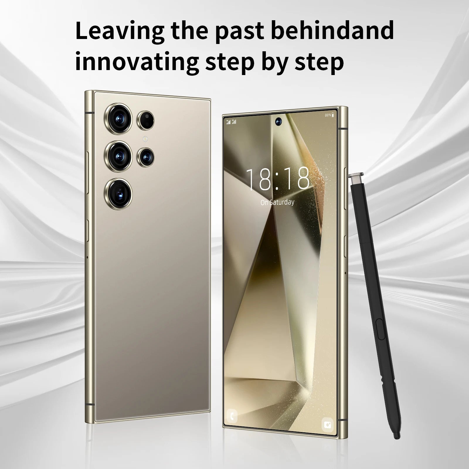 Samsum S24 Ultra Smartphones 8+256GB 5G Dual SIM Original CPU Octa Core HD Screen Resolution LTE Cellular Mobile Phone