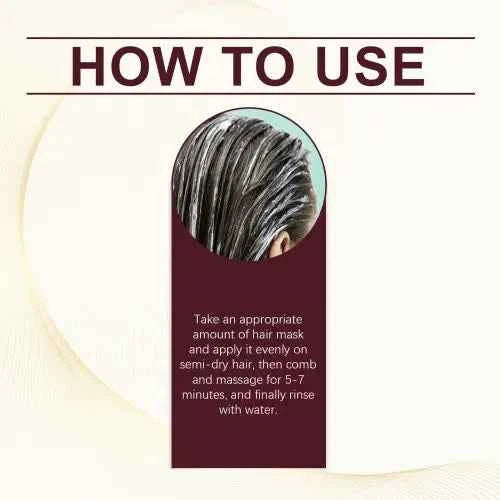 EELHOE Batana Oil Strong And Volumizing Mask Repair Frizz Nourishing Smooth Hair Treatment