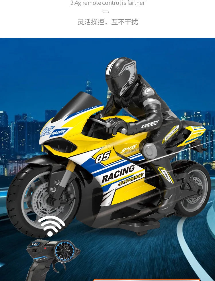 RC Motorcycles 1:6 1:10 Electric Motor RC Cars High Speed 4CH Remote Control Racing Motorcycle Drift Car Kids Xmas Festival Gift