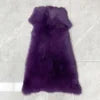 Women Real Fox Fur Bolero Jacket Unique Natural Fur Coat Two Fox Fur Sleeves