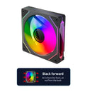 TEUCER PRO 12CM ARGB Shuang Synchronous Mute 4th Generation Family Chassis Ball Bearing Plastic Computer Case Cooling Fan