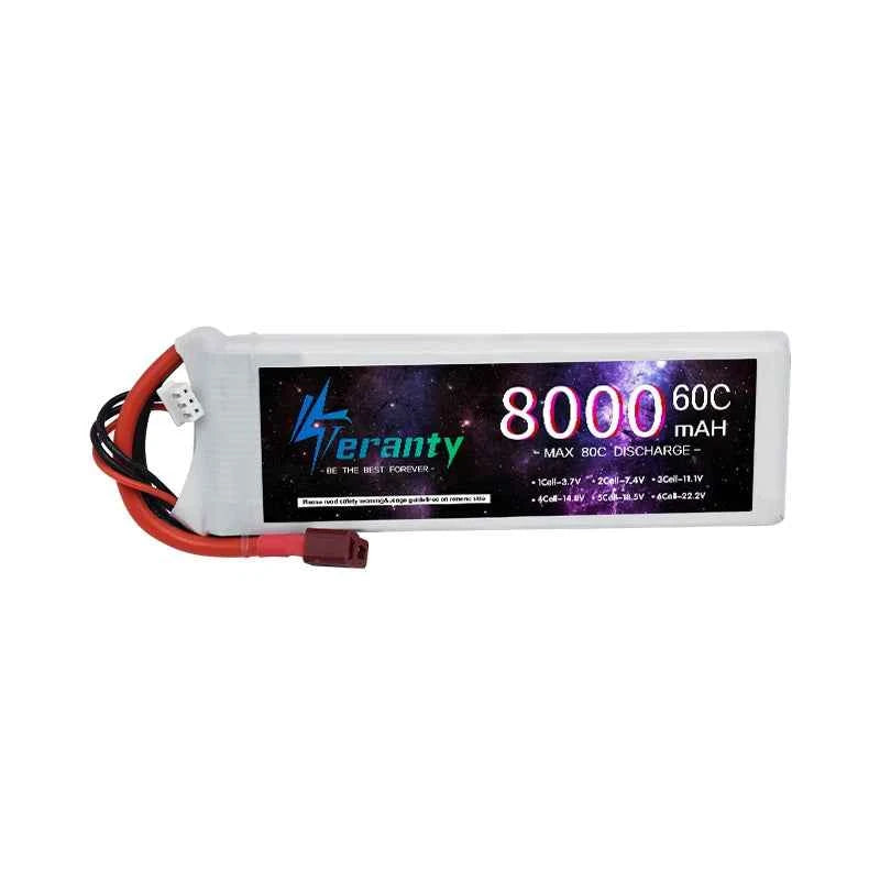 7.4V LiPo Battery 2s 1500mAh 2800mAh 3200mAh 4600mAh 6500mAh 8000mAh 8500mAh 9300mAh for Racing RC FPV Drone RC Airplane Boat