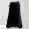 Women Real Fox Fur Bolero Jacket Unique Natural Fur Coat Two Fox Fur Sleeves