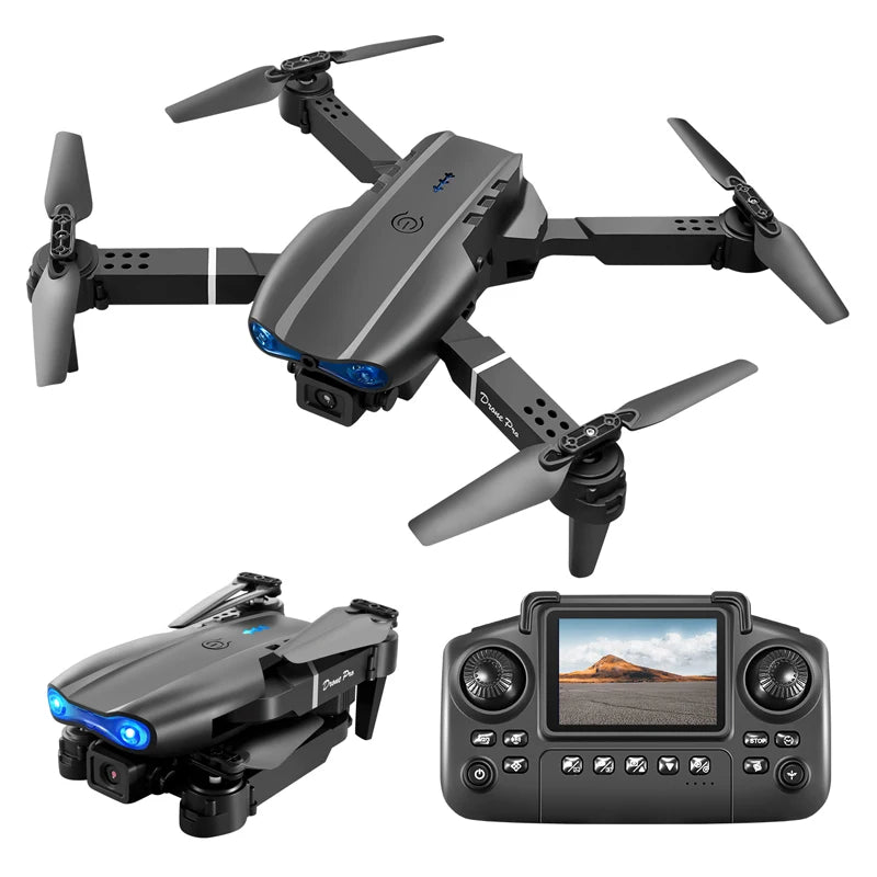 NEW K3/E99 Mini Drones With Wide Angle Camera and Screen Remote Control Wifi FPV RC Foldable Quadcopter Dron