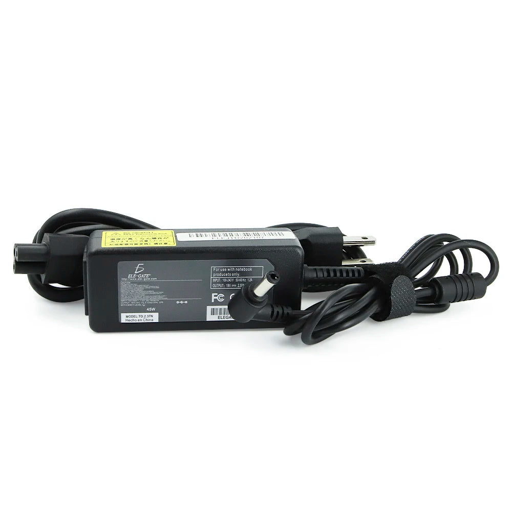 ELEGATE Laptop Charger 19V 2.37A 45W TO.2.37 Connector PC Fireproof Material Overvoltage Protection for B430 Model Adapter
