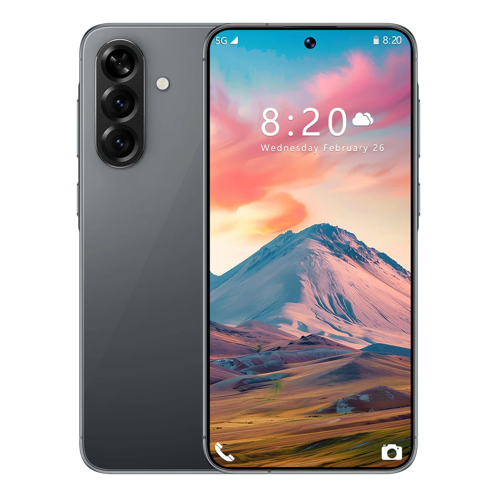 Brand New A56 5G Smartphone 7.3 Inch Face Unlock 16GB+1TB Android 14 72+108MP HD Camera Dual Card Shockproof CDMA Gaming Phone