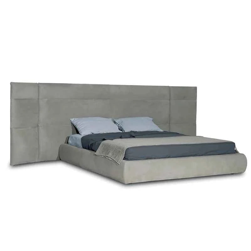 180*200 Soft Cloth Queen Size Bed Italian Minimalist Design Modern Style Headboard Customizable Color Luxury Bedroom Furniture