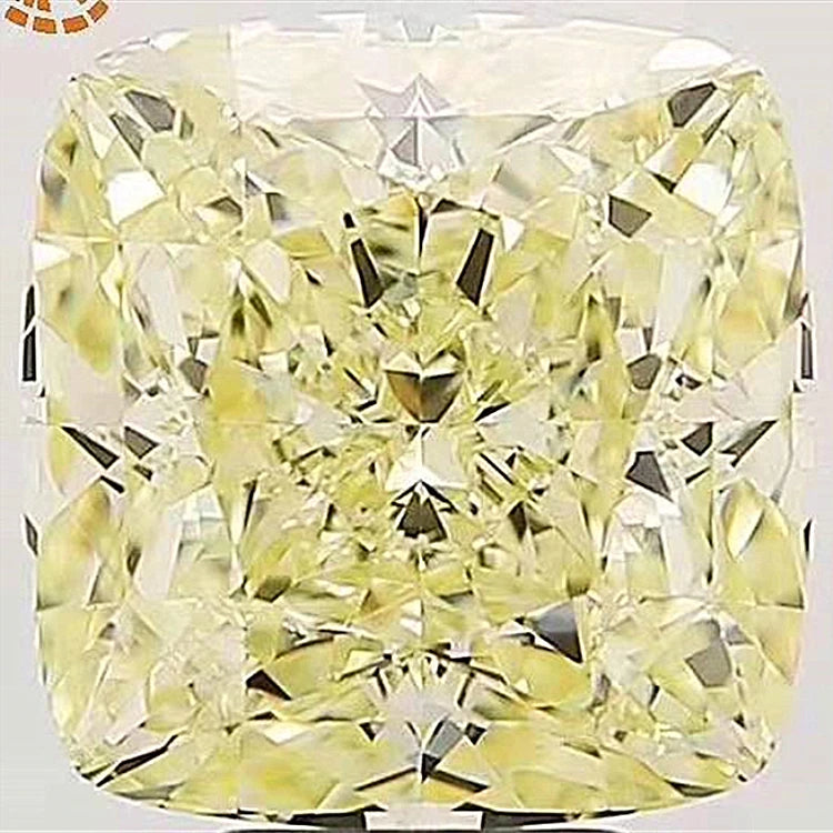 Big Size 8.05ct Diamond Jewelry Wholesale Fancy Light Yellow VS1  Certified Natural Diamond Loose