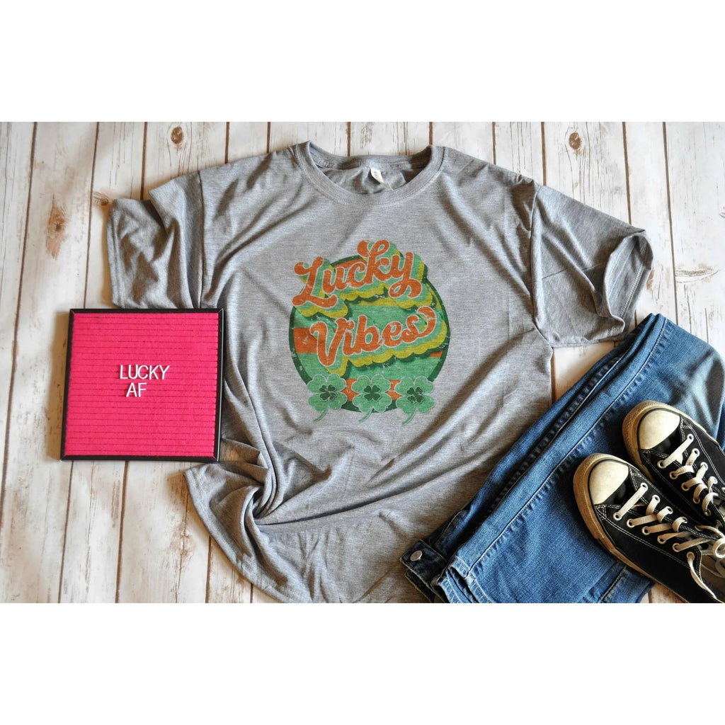 Unisex TD Lucky Vibes Shirt Men's Clothing