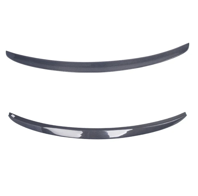 Rear Spoiler for Audi A4 B9 2017-2022 Facelift S Style Single Deck Real Carbon Fiber 100% Fitment 3M Tape Installation