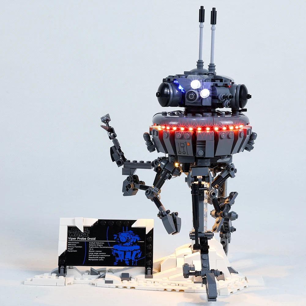 EASYLITE Led Light Set For 75306 Wars Imperial Probe Droid Collectible DIY Toys Blocks Only Bricks Lighting Kit No Model