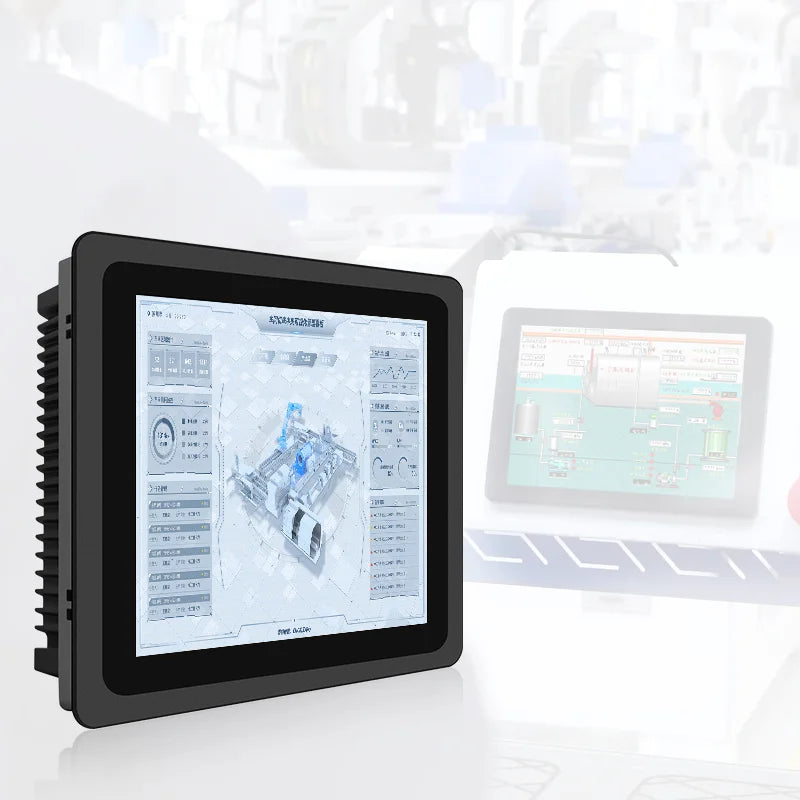 17/19 Inch Capacitive Touch Tempered Glass Touch Panel 8G+128G PC Fully Enclosed Industrial Control Machine All in One Monitor