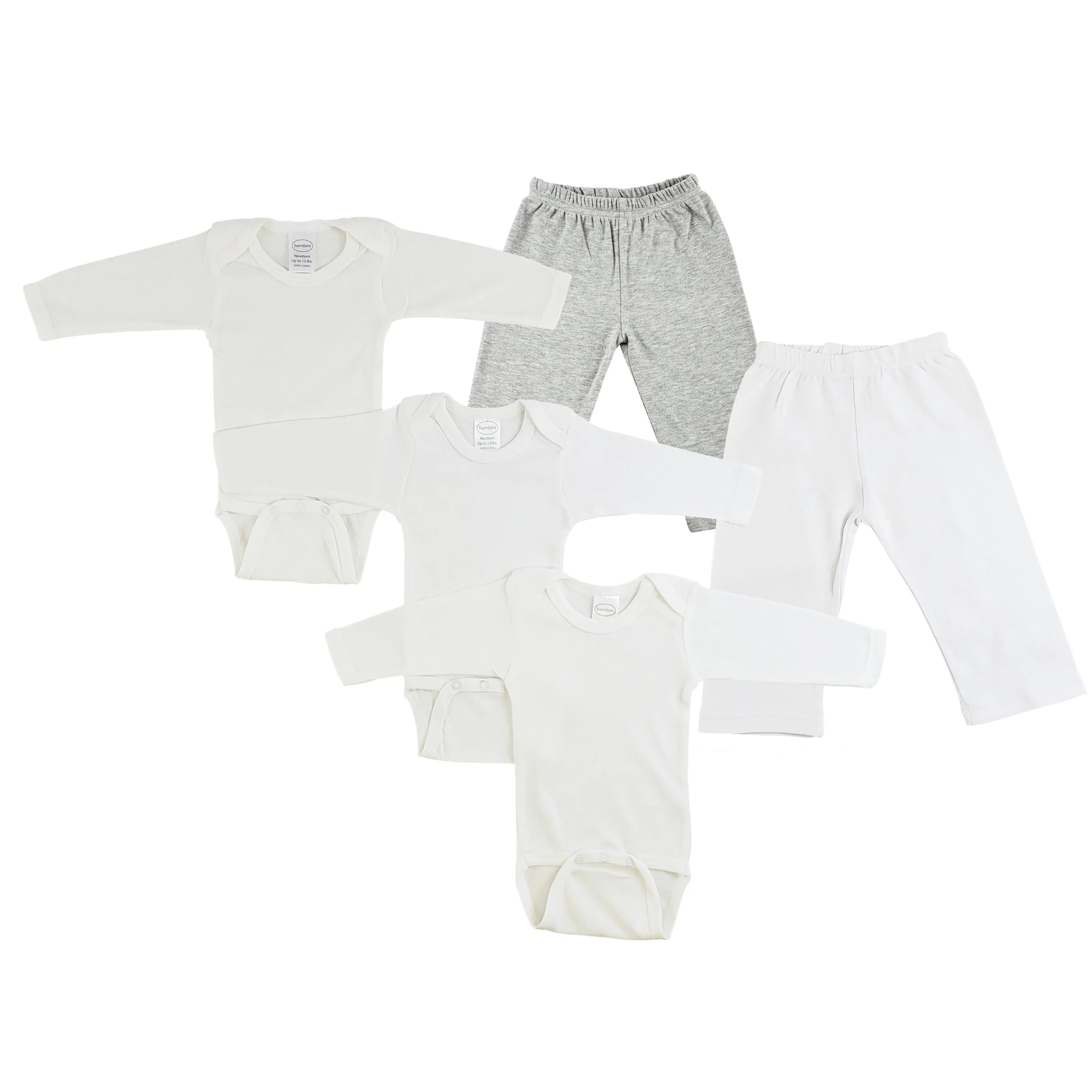 TD Bambini Infant High Quality 2pcs Set Long Sleeve for Onesies Track Sweatpants Stylish Ins Baby Clothing for 6 Months Age