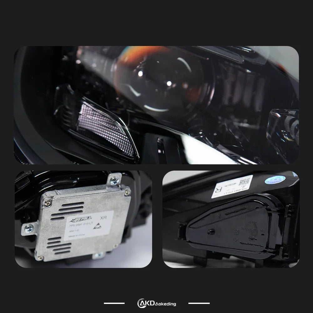 Car Styling Head Lamp for Porsche Cayenne LED Headlight Projector Lens 2011-2018 Dynamic Signal Front Drl Automotive Accessories