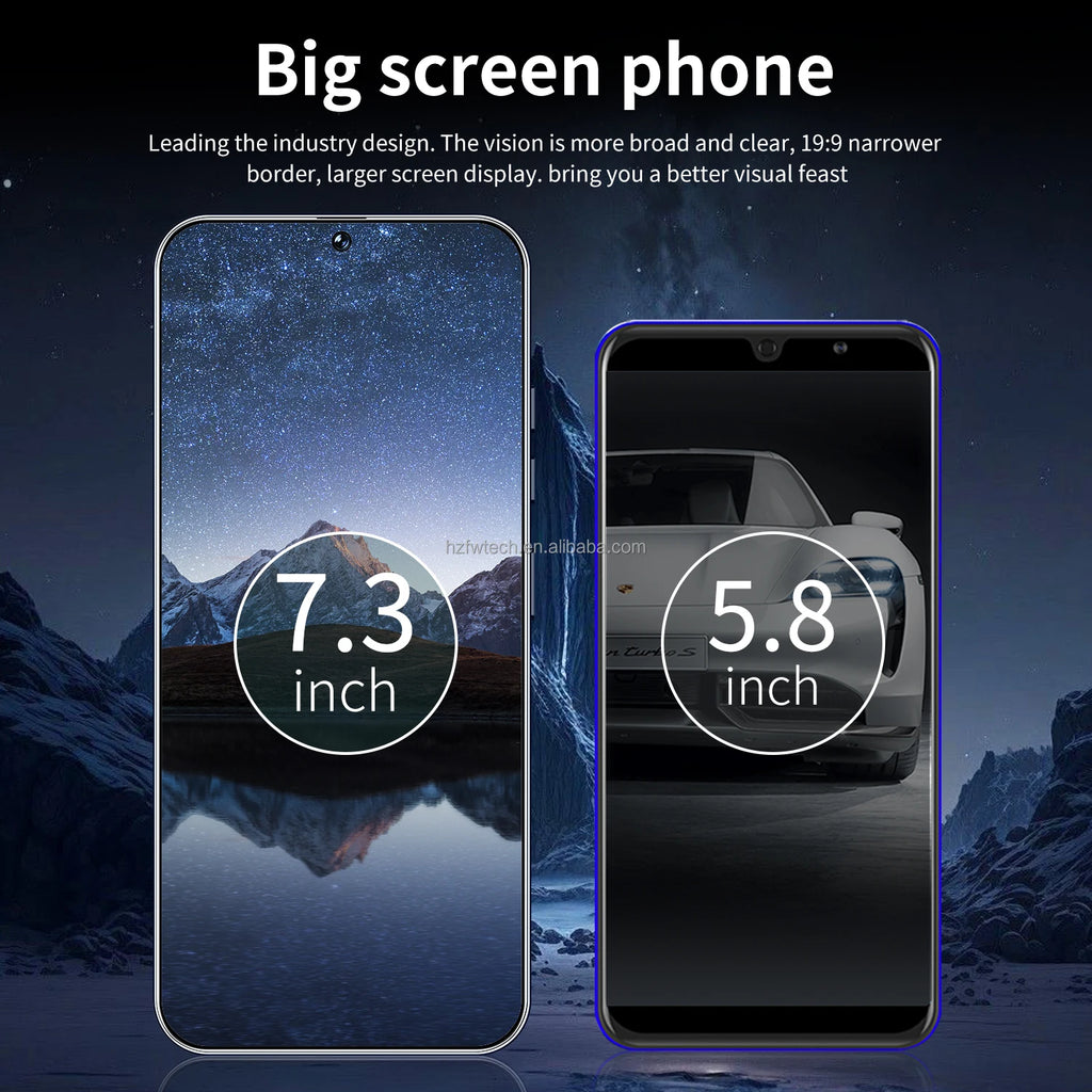 Hot Selling New S26 Ultra Mobile Phones 7.3-inch Android Smartphone Telephone Portable