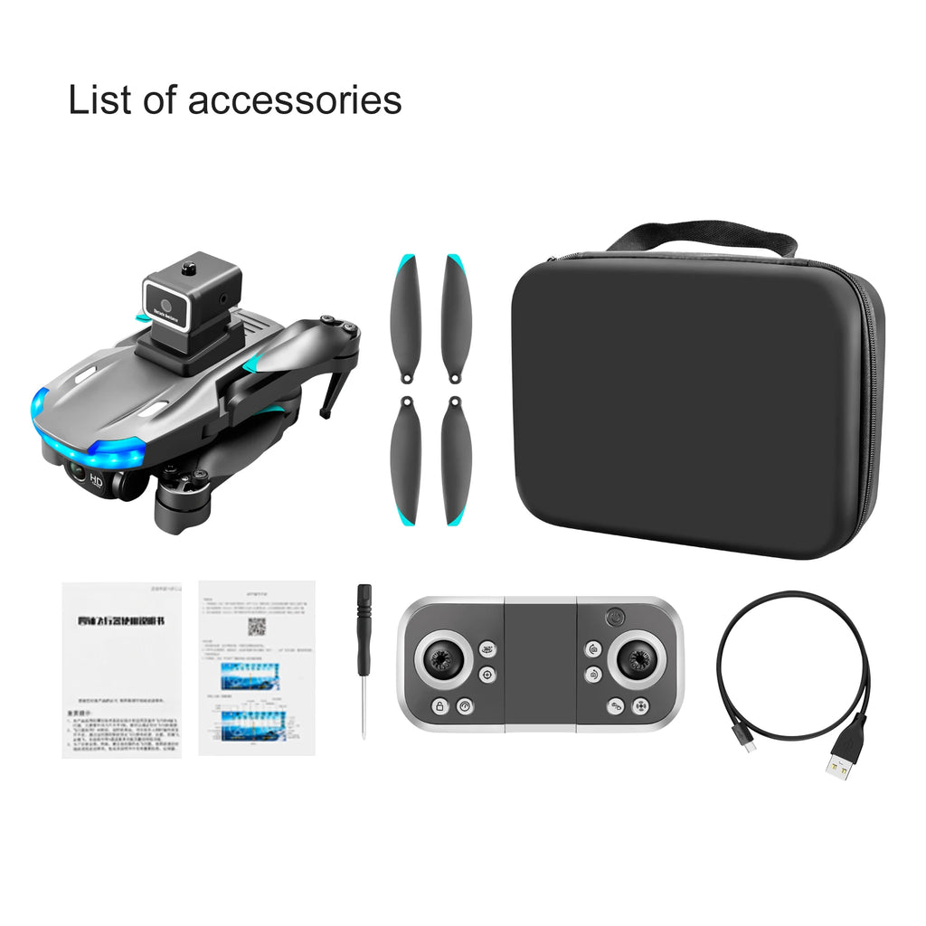 Original HOSHI S138 Drone 4K Dual Camera Obstacle Avoidance RC Quadcopter Optical Flow Positioning Brushless Dron Toys Gifts