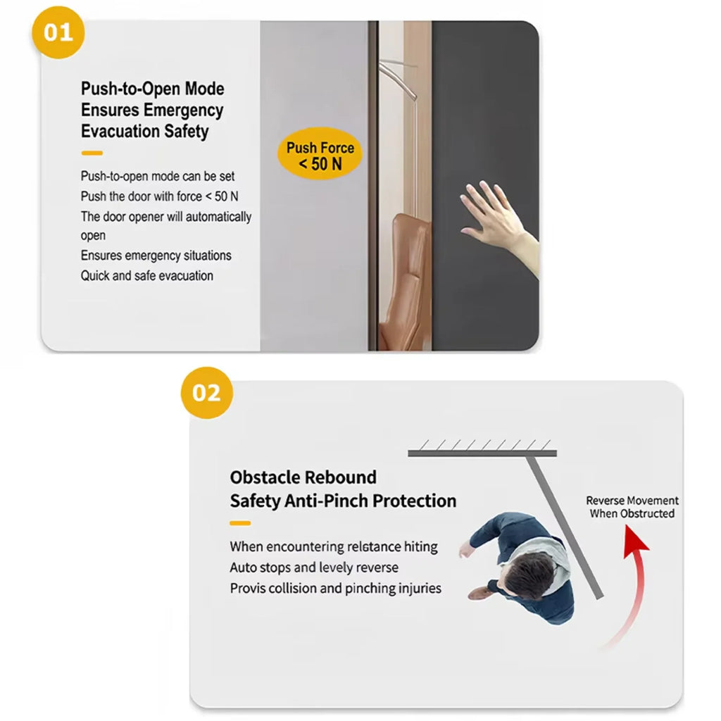 Automatic Door Opener Commercial Dc 24v Brushless Automatic Dual Swing Door Opener
