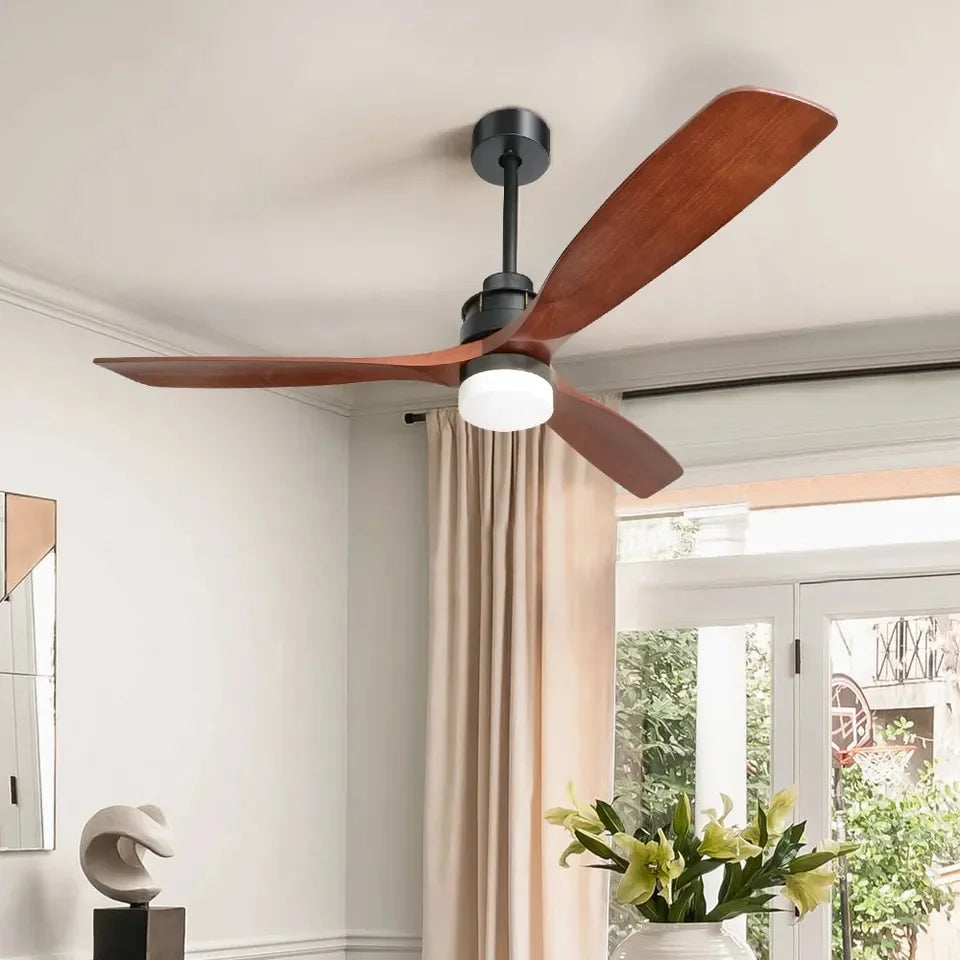USA in Stock 60 Inch Bldc Ceiling Fan Large Smart Designer Ceiling Fans With Light and Remote Control