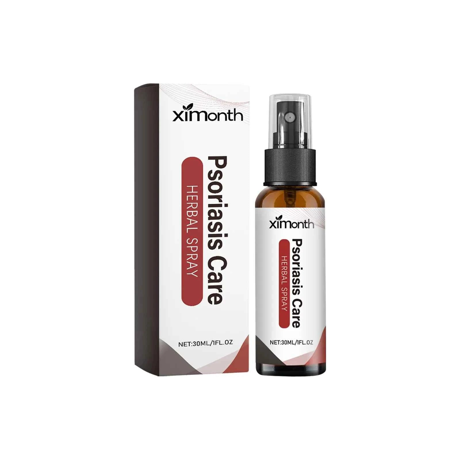 Ximonth Herbal Spray for Psoriasis Care Relieve Itchy Red Moist Skin Smooth Skin Care for Hands and Feet