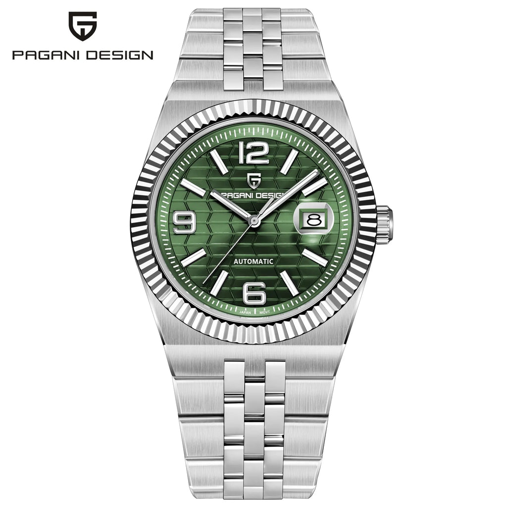 Pagani Design PD-YS027 Automatic Mechanical Stainless Steel Male Wristwatch Sapphire Glass Top Brand Luxury Men Watch Gift.