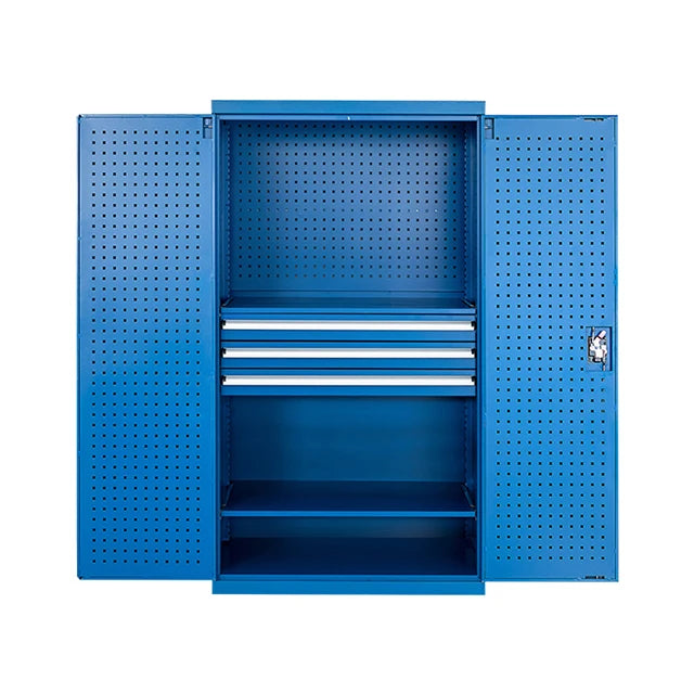 72 Inch Customized Metal 2 Doors Storage Workshop Tools Cabinet for Garage