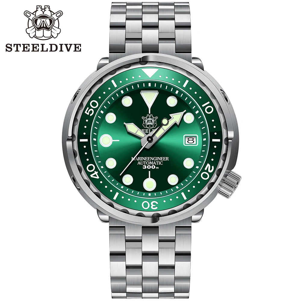 Blue Dial SD1975 Stainless Steel 30ATM Waterproof High Quality Japan NH35 Mechanical Ceramic Bezel Dver Watches for Men