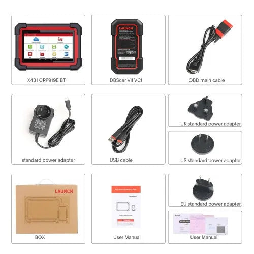 Launch Creader CRP919E B-T Diagnostic Scanner B-T Version of CRP919E Supports CAN FD DoIP and ECU Coding