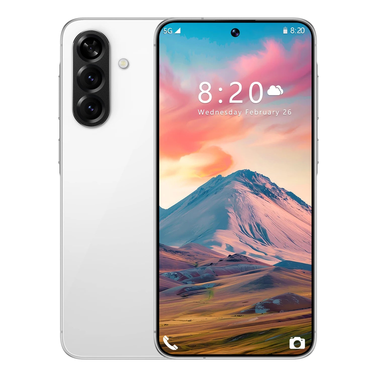 Brand New A56 5G Smartphone 7.3 Inch Face Unlock 16GB+1TB Android 14 72+108MP HD Camera Dual Card Shockproof CDMA Gaming Phone