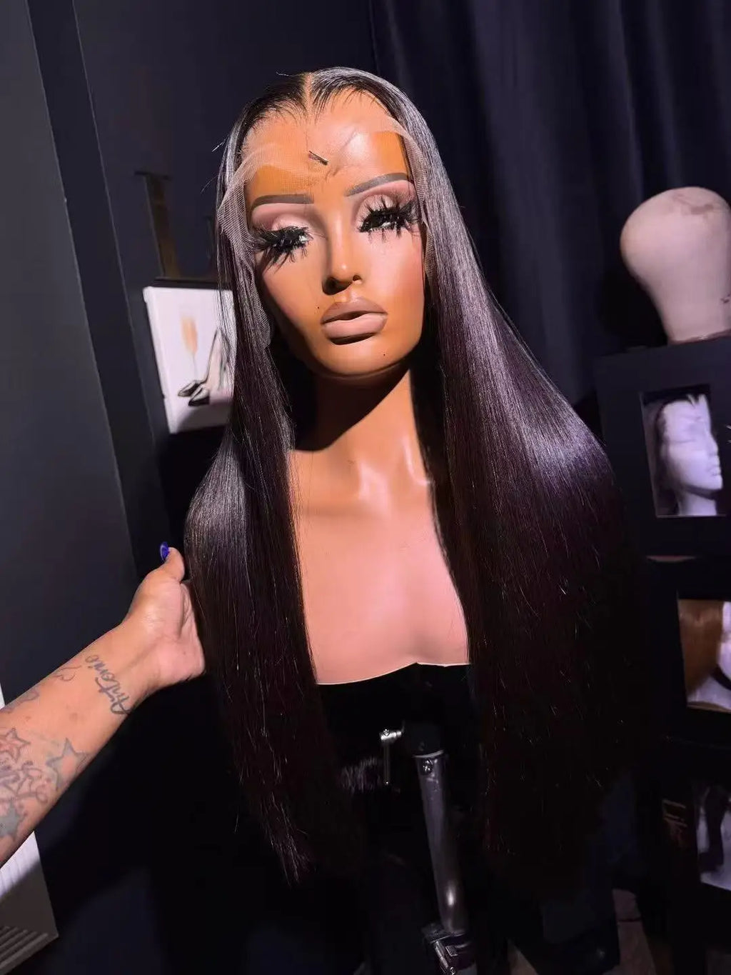 Wholesale High Quality Raw Human Hair Hd Full Lace Wigs 4*4 5*5 13x4 HD Glueless Lace Closure Frontal Wigs for Black Women