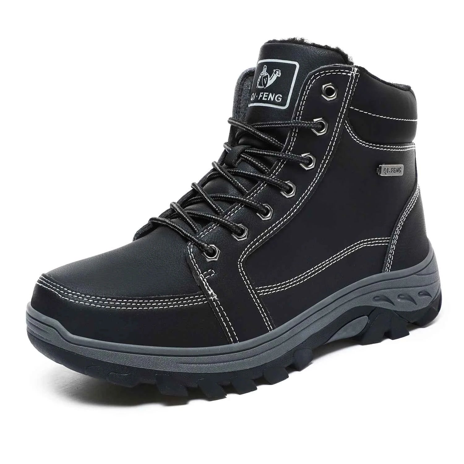 Summer Autumn Winter Outdoor Work Motorcycle Riding for Boots Men's New Fashion Anti Slip Wear-resistant Steel Toe Pure
