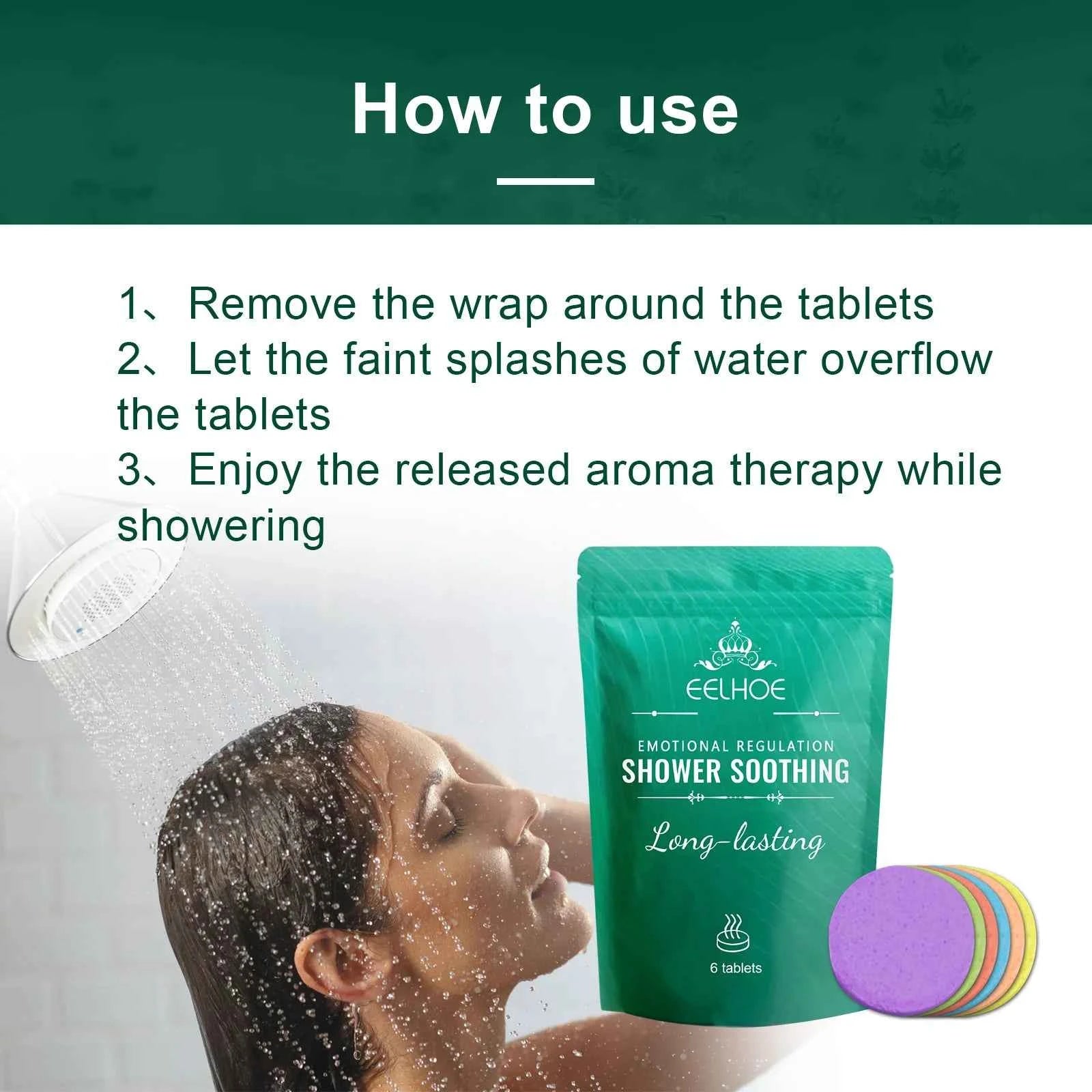 EELHOE Body Care Shower Gel Gentle Relaxing Body Cleanser to Relieve Stress