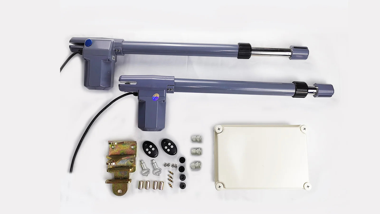 250kg/leaf DC Motor Swing Gate Opener Automatic Gate Motor Operator Support Solar Power