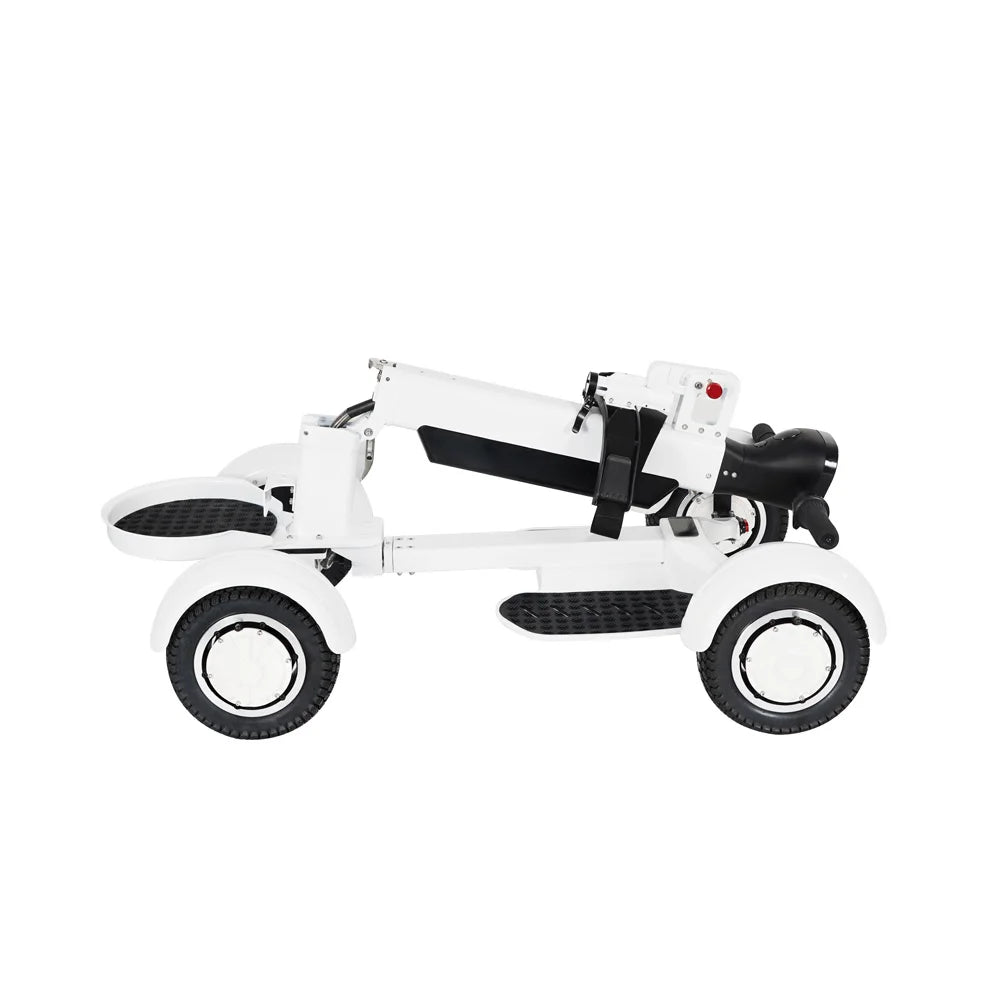 ESWING US Warehouse Golf Cart 2000W High-Power Folding Golf Scooter 18-Hole Golf Caddy Cart with Seat and Umbrella