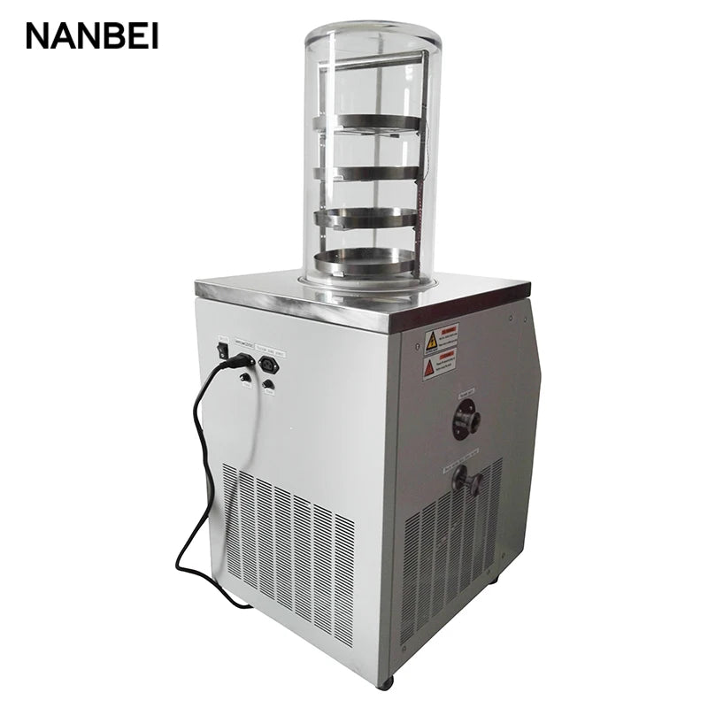 NANBEI Pre-freezing Function Bench Top Home Commercial Mini Lab Vacuum Drying Food Freeze Dryer Machine Price